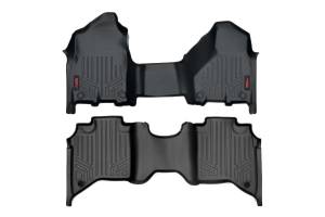 Rough Country Floor Mats - FR & RR - Over Hump - Crew - Ram 2500/3500 (19-23) - M-31530