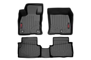 Rough Country Floor Mats - Front and Rear - Ford Maverick 4WD (2022-2023) - M-51100