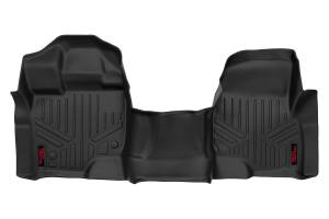 Rough Country Floor Mats - Front - Over Hump - Ford F-150 (15-23)/F-150 Lightning (2022) - M-5115