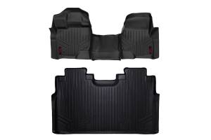 Rough Country Floor Mats - FR & RR - Over Hump - Ford F-150 (15-23)/F-150 Lightning (2022) - M-51153