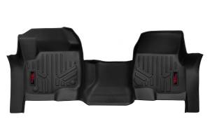 Rough Country Floor Mats - Front - Over Hump - Ford Super Duty 2WD/4WD (17-22) - M-5117