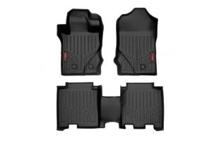 Rough Country Floor Mats - Front & Rear - Ford Bronco 4WD (2021-2023) - M-51602