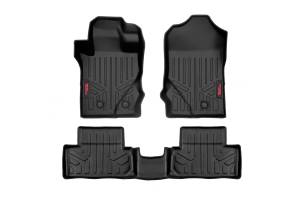 Rough Country Floor Mats - Front & Rear - Ford Bronco (2 Door) 4WD (2021-2023) - M-51632