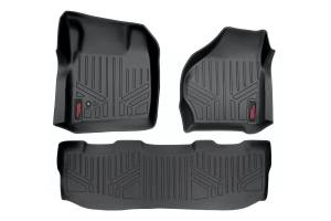 Rough Country Floor Mats - FR & RR - Crew Cab - Ford Super Duty 2WD/4WD (99-07) - M-52002