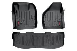 Rough Country Floor Mats - FR & RR - Crew Cab - Ford Super Duty 2WD/4WD (08-10) - M-52102