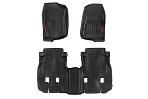 Rough Country Floor Mats - FR & RR - 4 Door - Jeep Wrangler JL 4WD (2018-2023) - M-60112