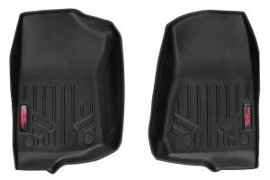 Rough Country Floor Mats - FR - 2 Door - Jeep Gladiator JT (20-22)/Wrangler JL (18-23) - M-6150