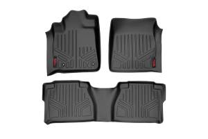 Rough Country Floor Mats - Front and Rear l Double Cab - Toyota Tundra (07-11) - M-70713