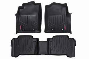 Rough Country Floor Mats - Front and Rear - Toyota Tacoma 2WD/4WD (2012-2015) - M-71213