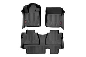 Rough Country Floor Mats - FR & RR - Double Cab - Toyota Tundra 2WD/4WD (14-21) - M-71413