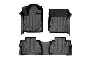 Rough Country Floor Mats - FR & RR - CrewMax - Toyota Tundra 2WD/4WD (2014-2021) - M-71770