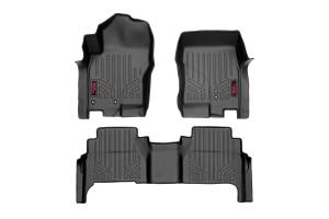 Rough Country Floor Mats - FR & RR - Crew Cab - Nissan Frontier 2WD/4WD (08-21) - M-80513