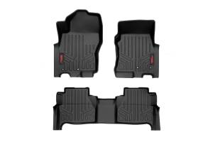 Rough Country Floor Mats - FR & RR - Crew Cab - Nissan Frontier 2WD/4WD (22-23) - M-80515