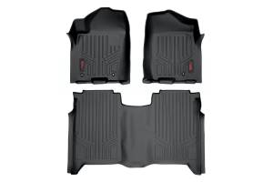 Rough Country Floor Mats - FR & RR - Crew Cab - Nissan Titan 2WD/4WD (2004-2015) - M-81602