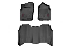 Rough Country Floor Mats - FR & RR - Crew Cab - Nissan Titan 2WD/4WD (2017-2023) - M-81715