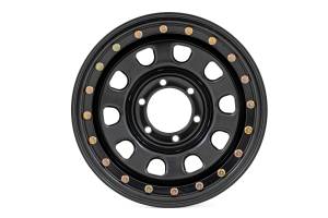 Rough Country - Rough Country Steel Simulated Beadlock Wheel - Black - 15x8 - 5x4.5 - 3.30 Bore - -19 - RC158545SL - Image 2