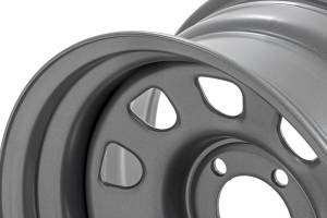 Rough Country - Rough Country Steel Wheel Gray 15x10 5x4.5 3.30 Bore -39 - RC51-5165G - Image 3