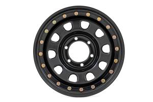 Rough Country - Rough Country Steel Simulated Bead Lock Wheel Black 15x10 5x4.5 3.30 Bore -39 - RC51-5165SL - Image 2