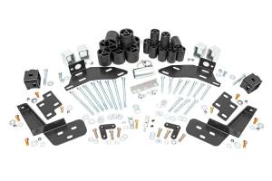 Rough Country Body Lift Bumper Brackets - FR & RR - 3 Inch Lift - Chevy C1500/K1500 Truck (88-94) - RC703