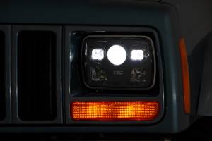 Rough Country - Rough Country Headlights - Rectangle - 5"x7" - Jeep Cherokee XJ (84-01)/Wrangler YJ (87-95) - RCH5200 - Image 5