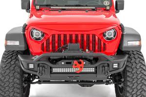 Rough Country Headlights - DRL Halo LED - 9" - Jeep Gladiator JT/Wrangler 4xe/Wrangler JL (18-23) - RCH5300