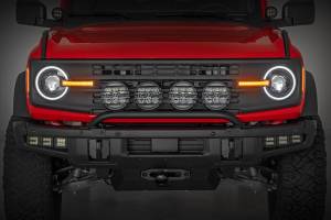 Rough Country DRL Halo LED Headlights DOT Approved Ford Bronco (21-24) - RCH5500