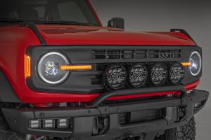 Rough Country - Rough Country DRL Halo LED Headlights DOT Approved Ford Bronco (21-24) - RCH5500 - Image 3