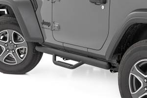 Rough Country Nerf Steps - Full Length - 2 Door - Jeep Wrangler JL 4WD (18-23) - RCJ1846A