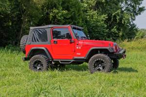 Rough Country - Rough Country Nerf Steps - Full Length - Jeep Wrangler TJ 4WD (1997-2006) - RCJ9746A - Image 6