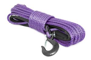 Rough Country Synthetic Rope - 3/8 Inch - 85 Ft - Purple - RS112