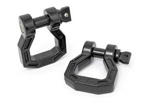 Rough Country - Rough Country D-Ring - Forged - Pair - Black - RS118 - Image 1