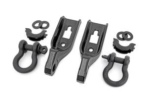 Rough Country - Rough Country Tow Hook Brackets - D-Ring Combo - Ford F-150 2WD/4WD (2009-2020) - RS158 - Image 1