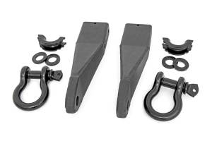 Rough Country Tow Hook Brackets - D-Ring Combo - GMC Sierra 2500 HD (20-23) - RS159