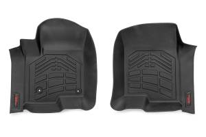 Rough Country Floor Mats - FR & RR - FR Bucket - Crew - Chevy/GMC 1500/2500HD/3500HD (19-24) - SM2161