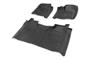 Rough Country - Rough Country Sure-Fit Floor Mats - FR & RR - FR Bucket - Crew - Chevy/GMC 1500/2500HD/3500HD (19-24) - SM21612 - Image 4