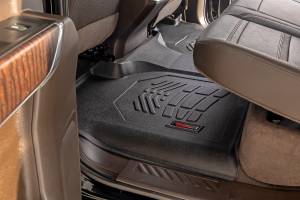 Rough Country - Rough Country Sure-Fit Floor Mats - FR & RR - FR Over Hump - Crew - Chevy/GMC 1500/2500HD/3500HD (19-25) - SM21613 - Image 5