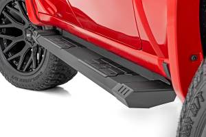 Rough Country HD2 Aluminum Running Boards - Crew Cab - Chevy/GMC 1500/2500HD/3500HD (19-24) - SRB01900B