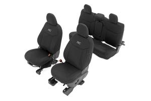 Rough Country - Rough Country Seat Covers - FR & RR W/Armrest Crew Cab Ford Maverick 2WD/4WD (22-25) - 91065 - Image 3