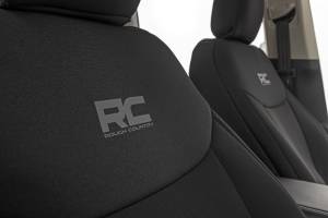 Rough Country - Rough Country Seat Covers - FR & RR W/Armrest Crew Cab Ford Maverick 2WD/4WD (22-25) - 91065 - Image 6