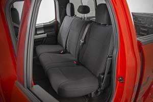 Rough Country - Rough Country Seat Covers - FR Bench and RR Bench Ford F-150/Lightning/F-250/F-350  (15-25) - 91067 - Image 2