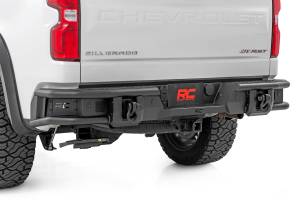 Rough Country Rear Bumper - Tubular - Chevy Silverado 1500 2WD/4WD (2019-2025) - 51219