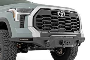Rough Country - Rough Country Hybrid Front Bumper - 12000S - Blk LED - Toyota Tundra 2WD/4WD (2022-2025) - 72007 - Image 3