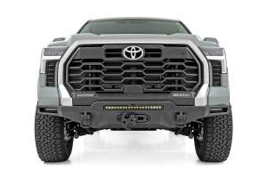 Rough Country - Rough Country Hybrid Front Bumper - 12000S - Blk LED w/ Amber DRL - Toyota Tundra (22-25) - 72009 - Image 2