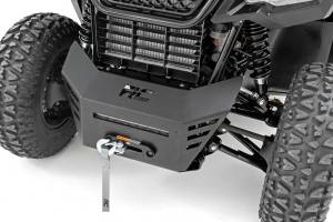 Rough Country - Rough Country Winch Plate - 4500-LB Winch - 10" Black Slimline - Honda Pioneer 520 - 92079 - Image 2