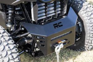 Rough Country - Rough Country Winch Plate - 4500-LB Winch - 10" Black Slimline - Honda Pioneer 520 - 92079 - Image 6