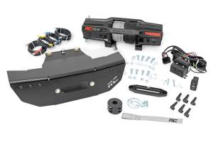 Rough Country Winch Mount - RS4500S - Polaris RZR Turbo S4 - 93157