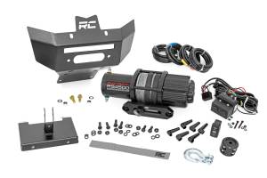 Rough Country Winch Bumper - 4500-Lb Winch - Synthetic Rope - Can-Am Renegade 1000/Renegade 500 - 97070