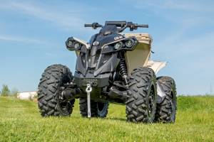 Rough Country - Rough Country Winch Bumper - 4500-Lb Winch - Synthetic Rope - Can-Am Renegade 1000/Renegade 500 - 97070 - Image 6