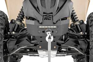 Rough Country - Rough Country Winch Bumper - 4500-Lb Winch - Black Series LED - 6" Light - Can-Am Renegade 1000/Renegade 500  - 97071 - Image 2
