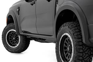 Rough Country Fender Flares - Sport - G1 Absolute Black - Ford Ranger 2WD/4WD (2024-2025) - S-F12401-G1